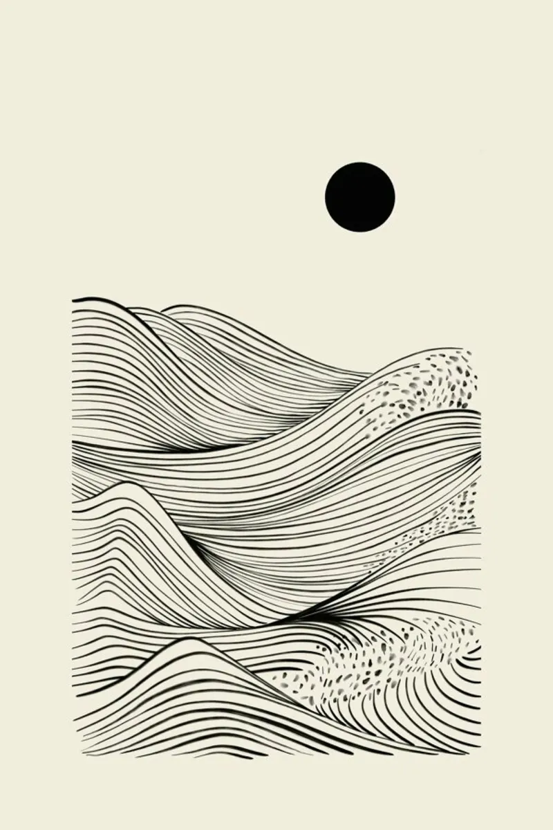 Speckled Waves pellicola backlit da Graphite