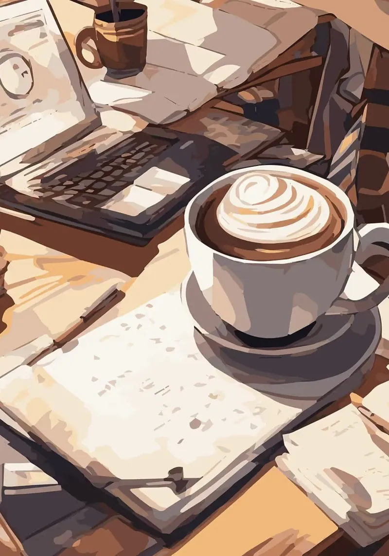 tazza da caffè pellicola backlit da Kevin Walters
