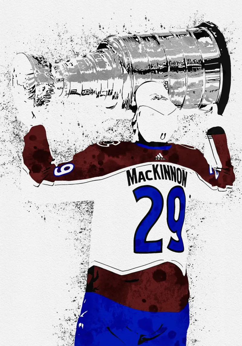 Nathan MacKinnon pellicola backlit da tenten
