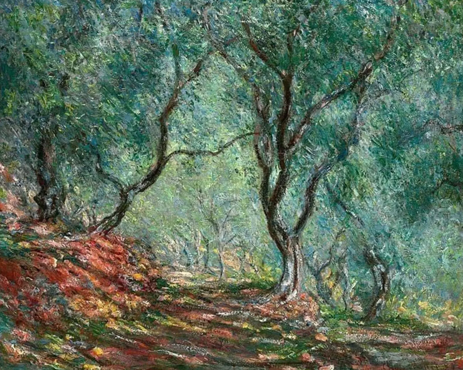 bella natura selvaggia claude monet poster con telaio in legno da belong shop