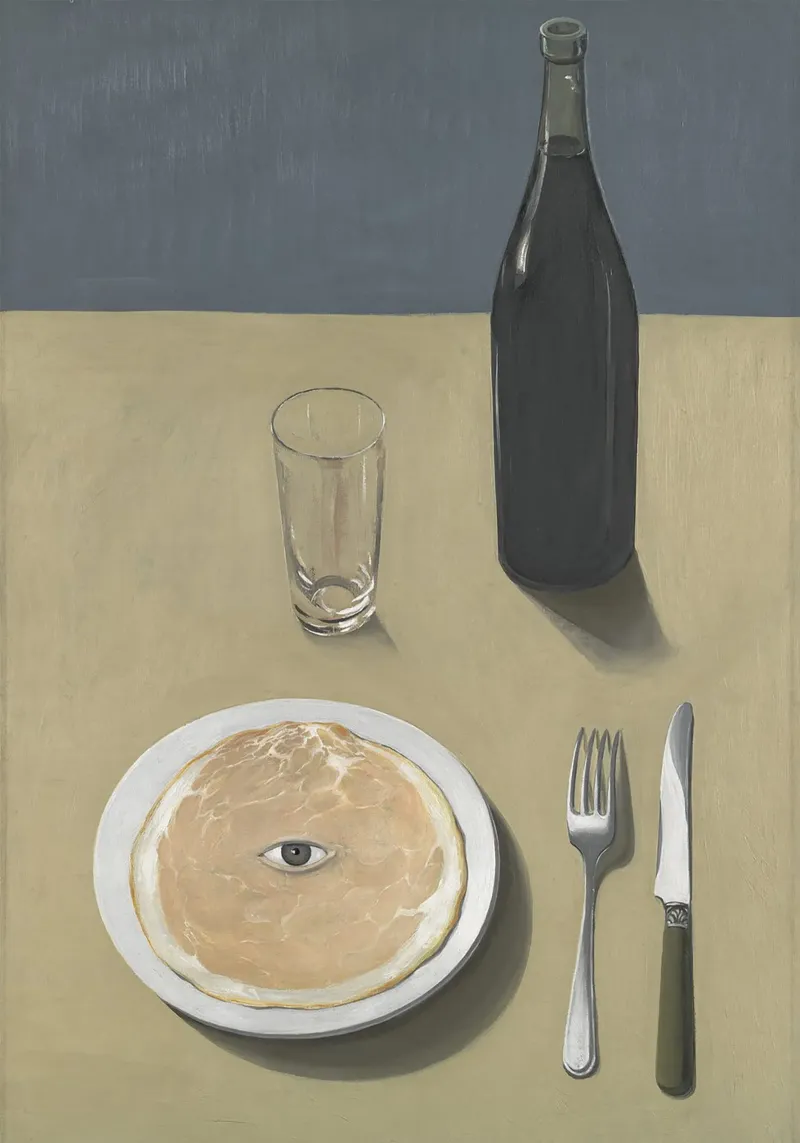The Portrait - Rene Magritte hahnemühle de Attaboy Dsgn