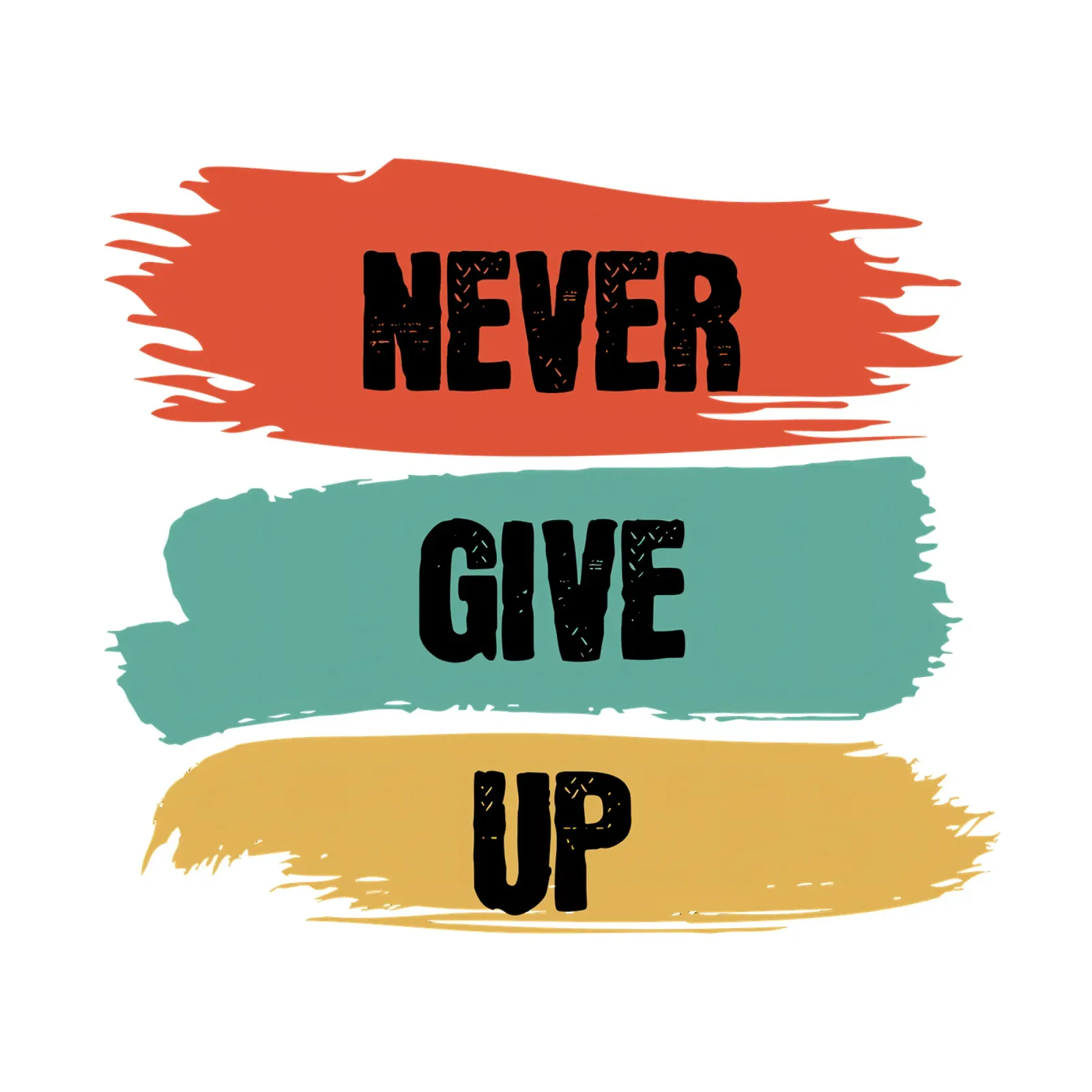 Nunca te rindas, Motivación, Inspiración aluminio dibond de RB-Quotes