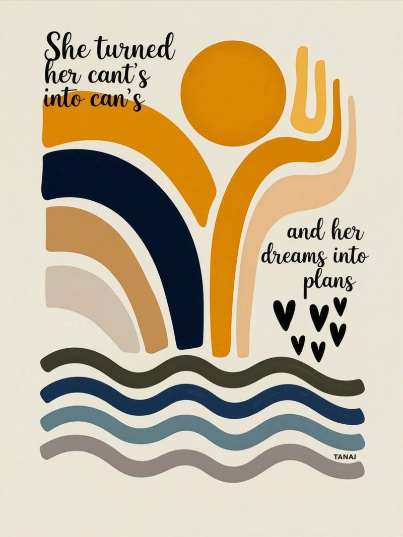 She can Poster von 20 Farben