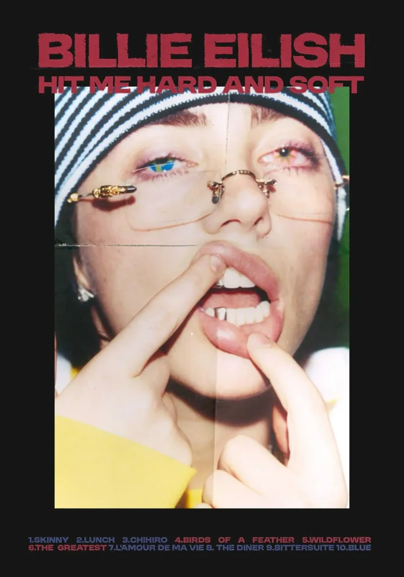 Hit Me Hard and Soft - Billie Eilish alluminio dibond da Attaboy Dsgn