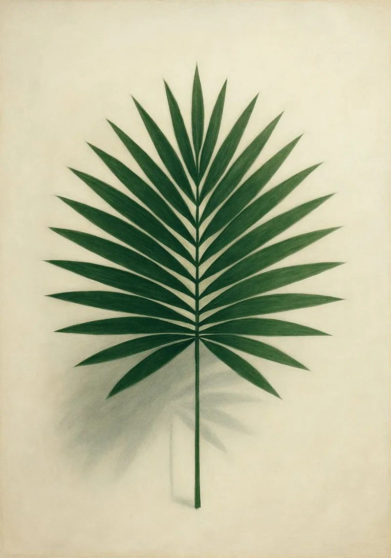 Palm Geometry poster da Mosaic Dialogue