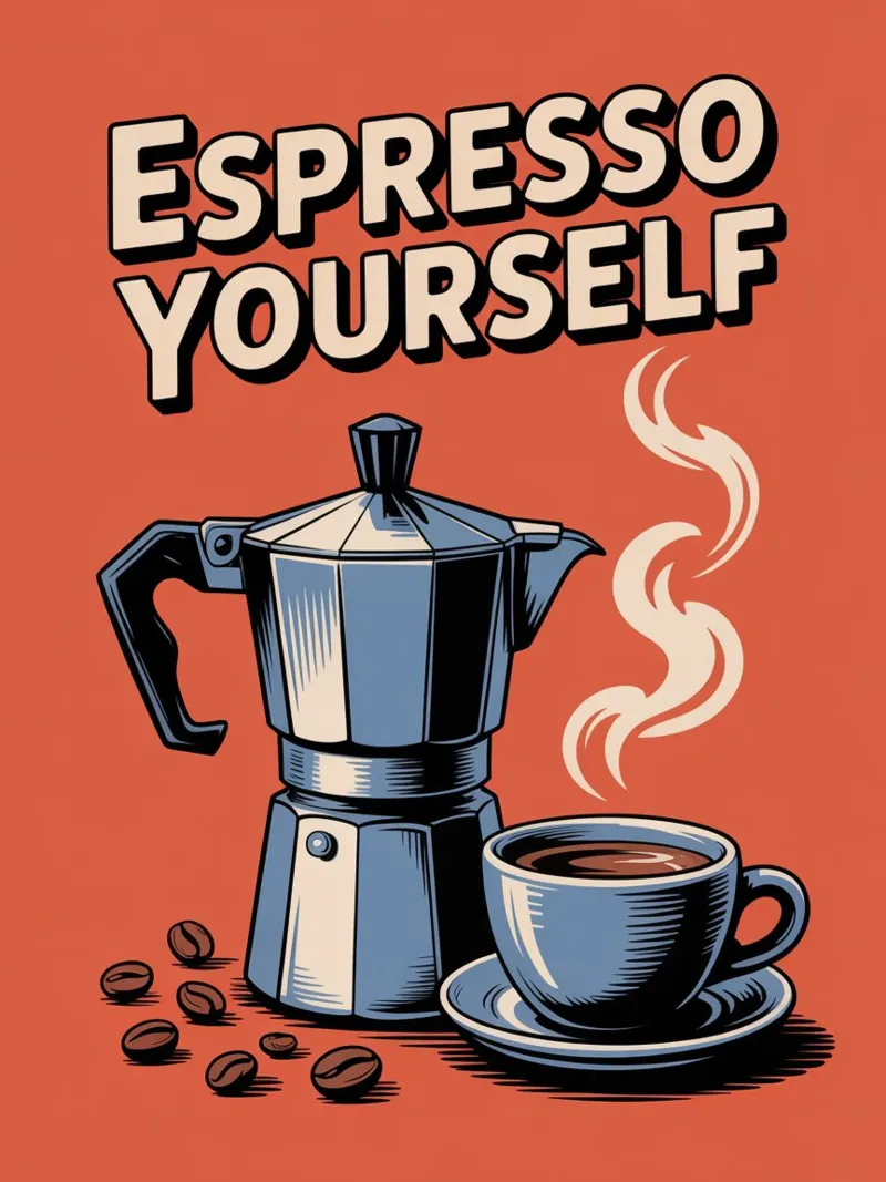 Espresso da soli poster da logic