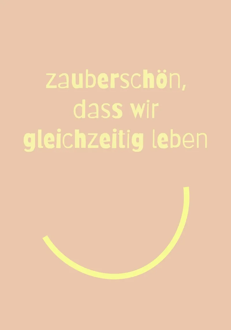 zauberschön. (mehrere Varianten verfügbar) poster avec cadre en aluminium de FRICKE DESIGN