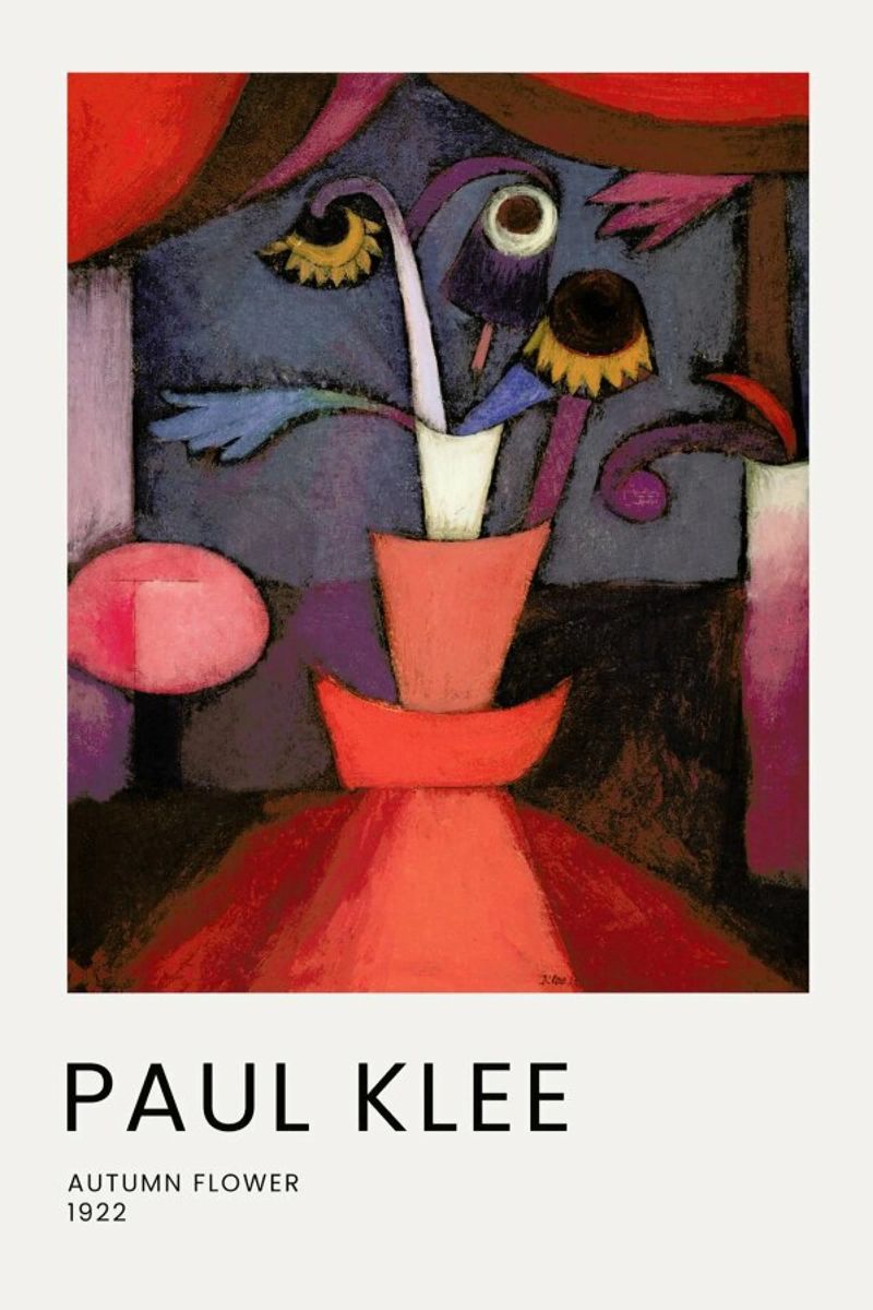 Klee - Autumn Flower Poster von Vintage by JUNIQE