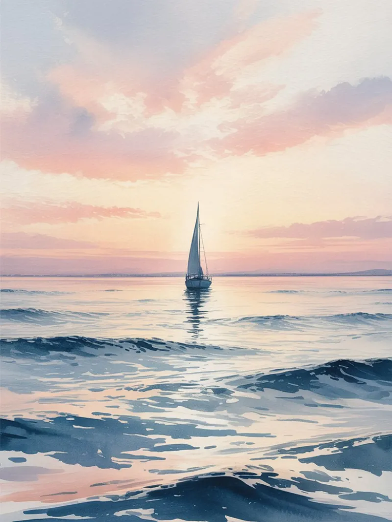 Navigare nella calma plexiglass da logic