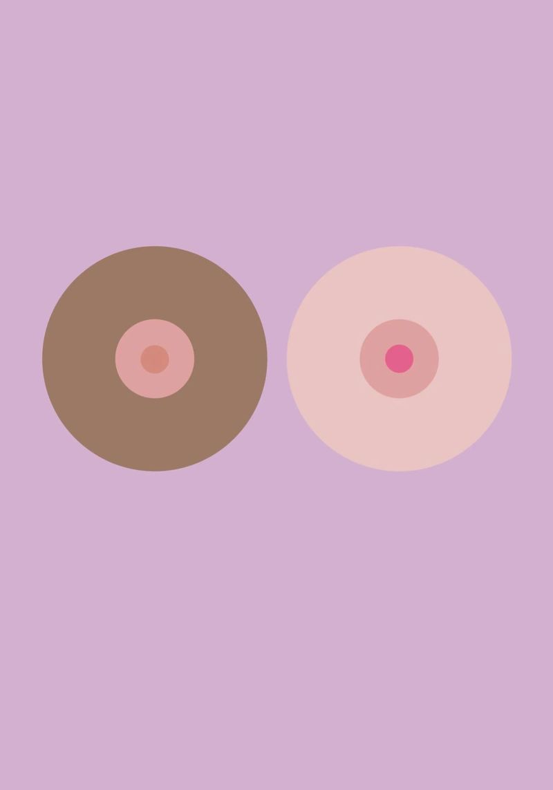 boobs. (mehrere Varianten verfügbar) Poster von FRICKE DESIGN