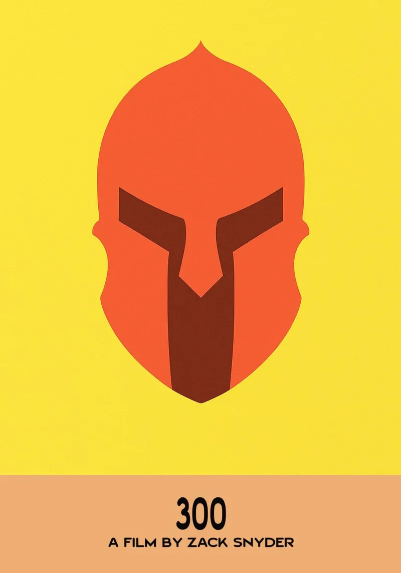 300 Movie Art Immaginazione vettoriale poster da whitesand