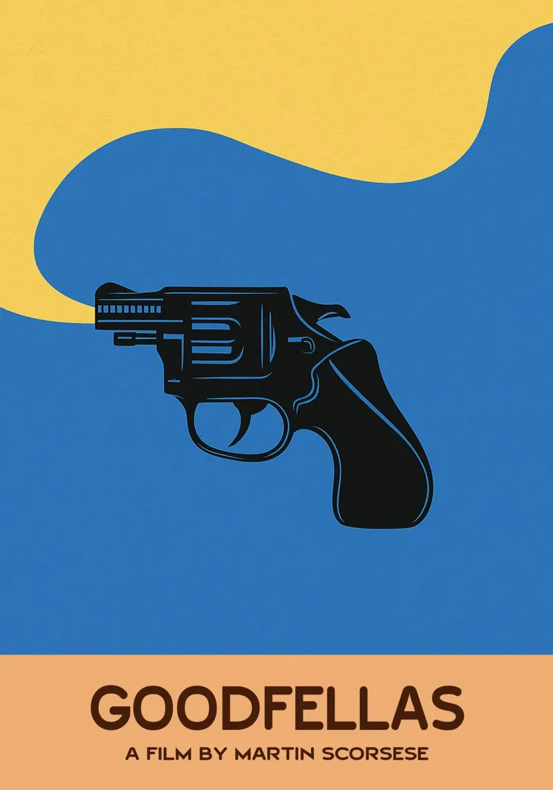 Goodfellas Movie Art Vector Imagination lámina retroiluminada de whitesand