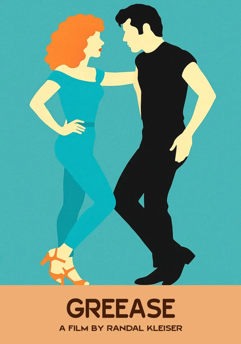 Greease Movie Art Vector Imagination hahnemühle de whitesand