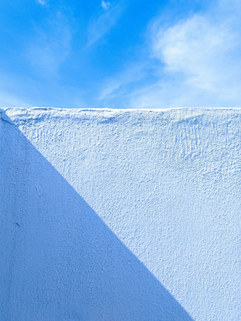 Sonnenschutzwand Poster von Bleu