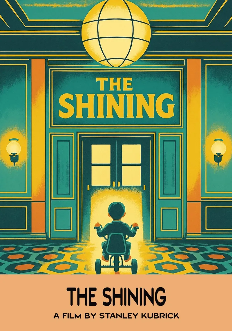 The Shining Movie Art Vector Imagination metacrilato de whitesand
