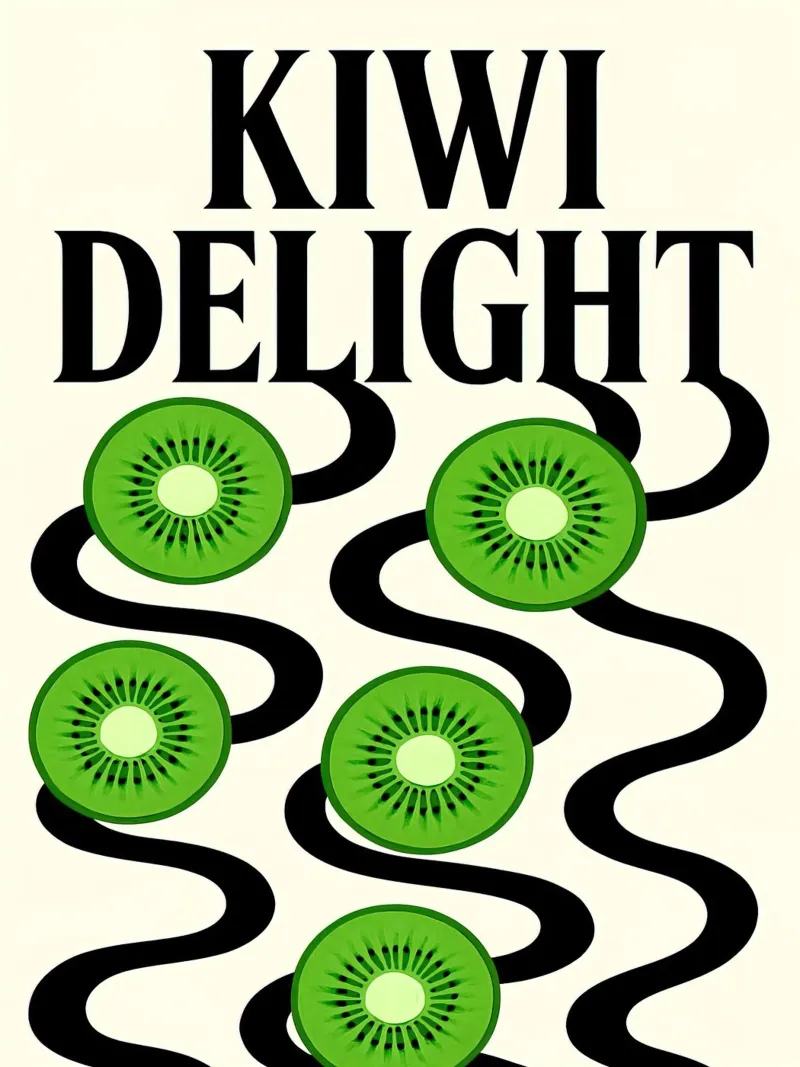 Kiwi genot canvas met Baklijst van 🥝 KIWI STORE