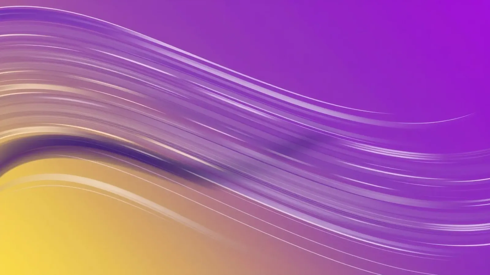 composizione di linee morbide e fluide in viola e giallo pellicola backlit da DesignDoodle
