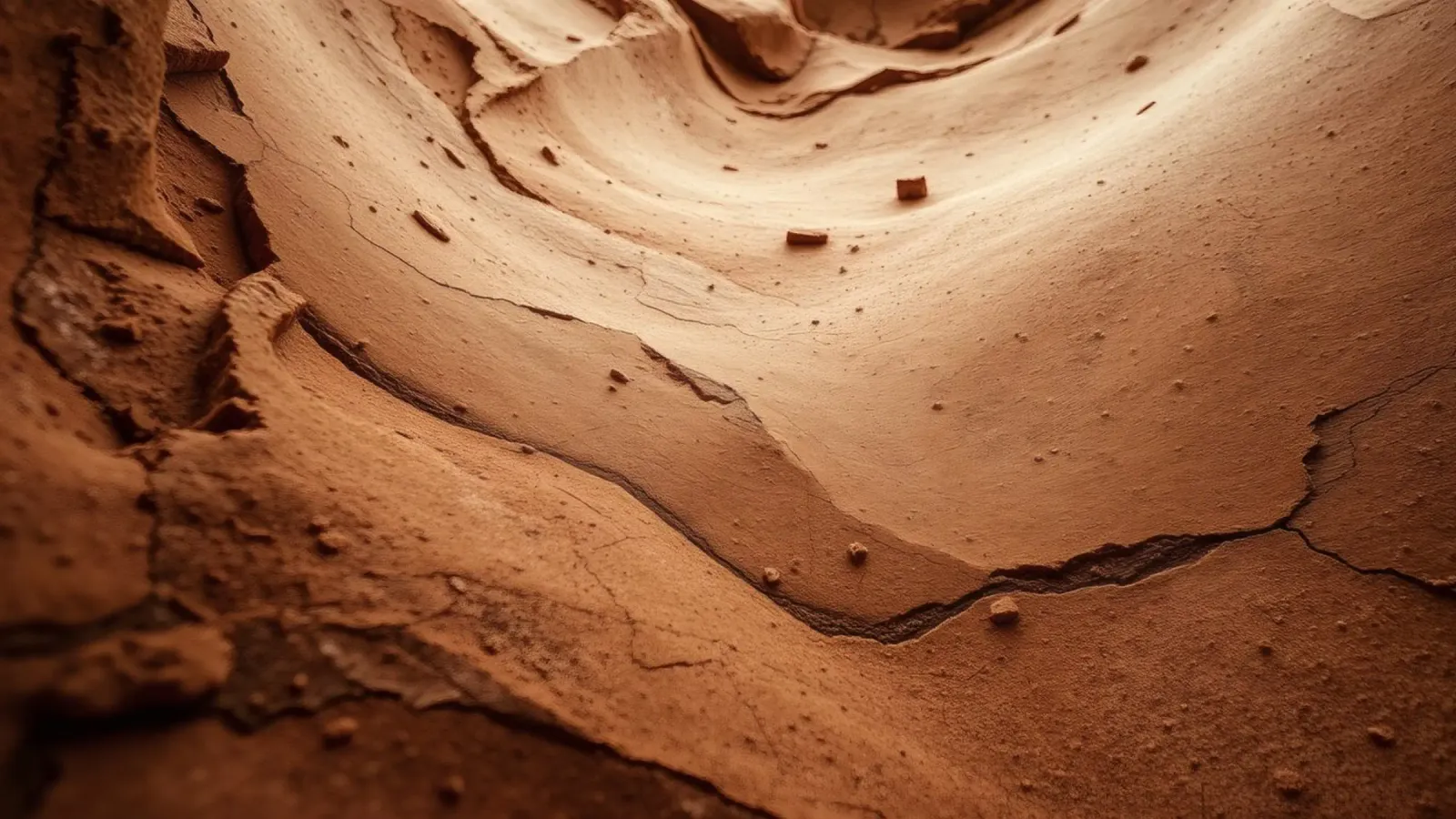 Exploration of canyon texture revealing layers of earth canvas by DesignDoodle