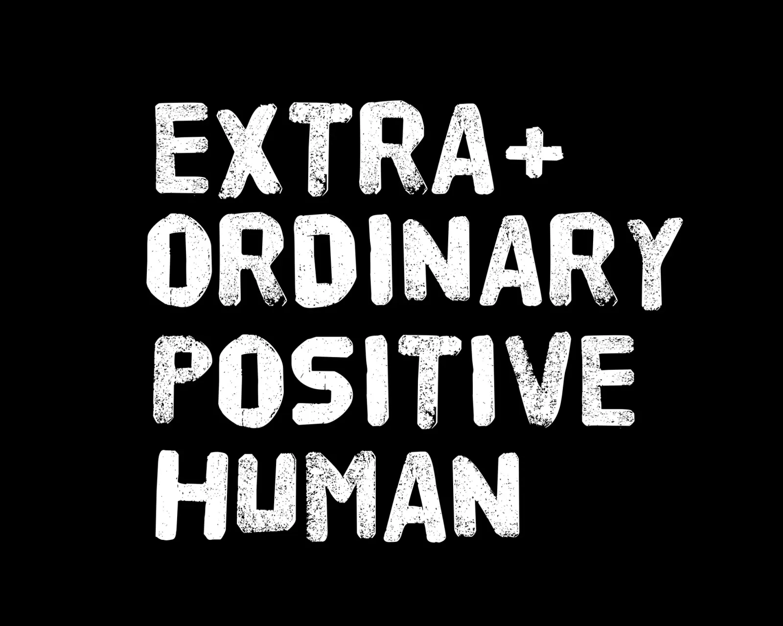 Extra ordinary positive human poster by positivepipo