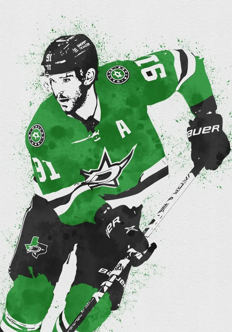 Tyler Seguin Dallas Stars pellicola backlit da tenten