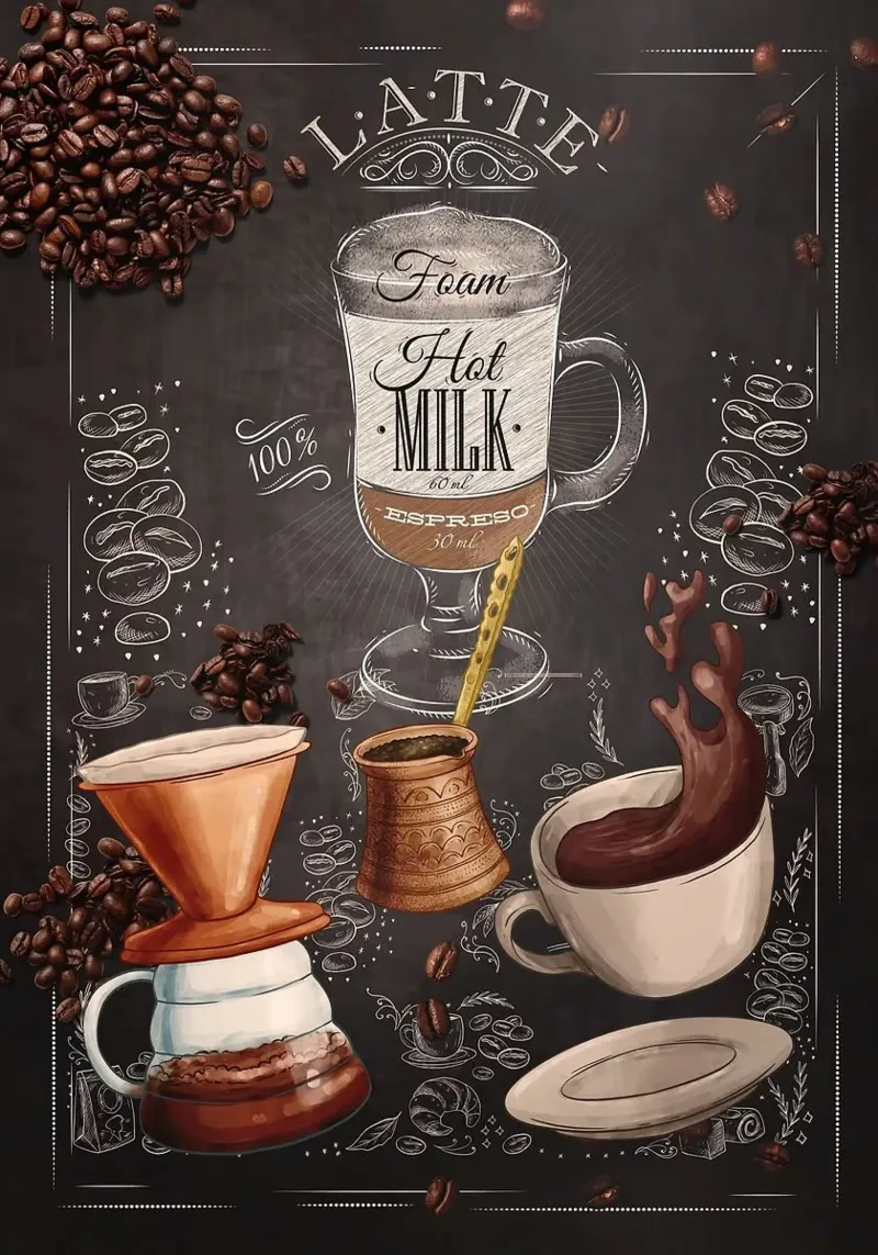 caffè espresso pellicola backlit da Kevin Walters