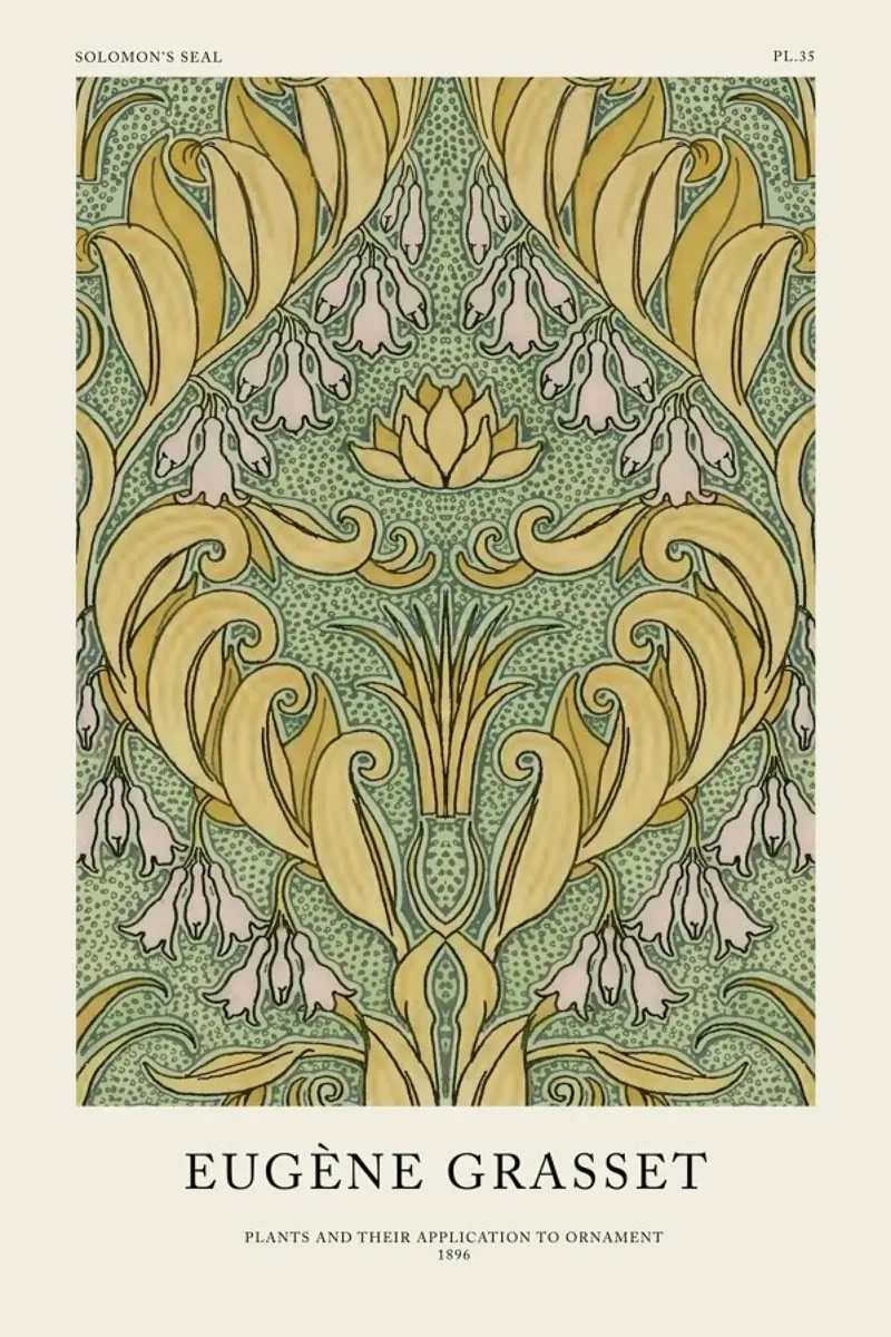 Grasset - Solomon's Seal II 35 pellicola backlit da Vintage by JUNIQE