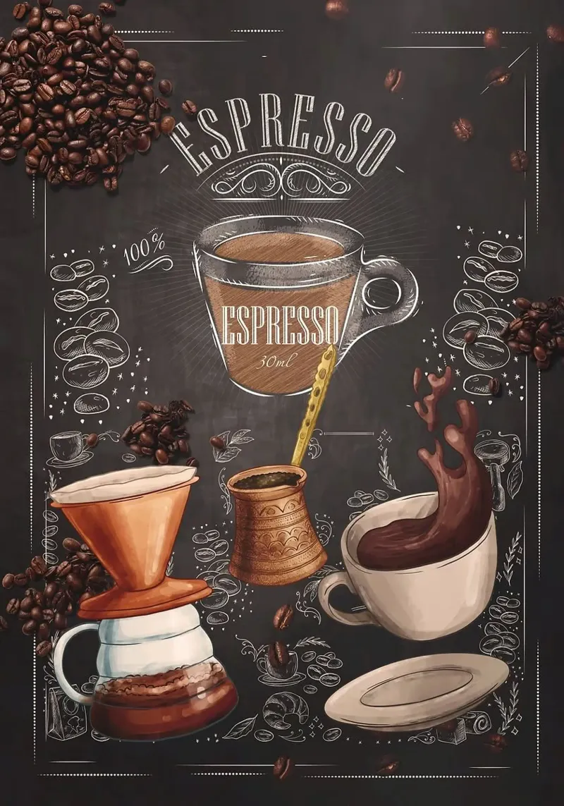 tazza da caffè espresso pellicola backlit da Kevin Walters