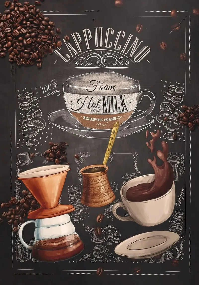 coffee cappuccino alluminio dibond da Kevin Walters