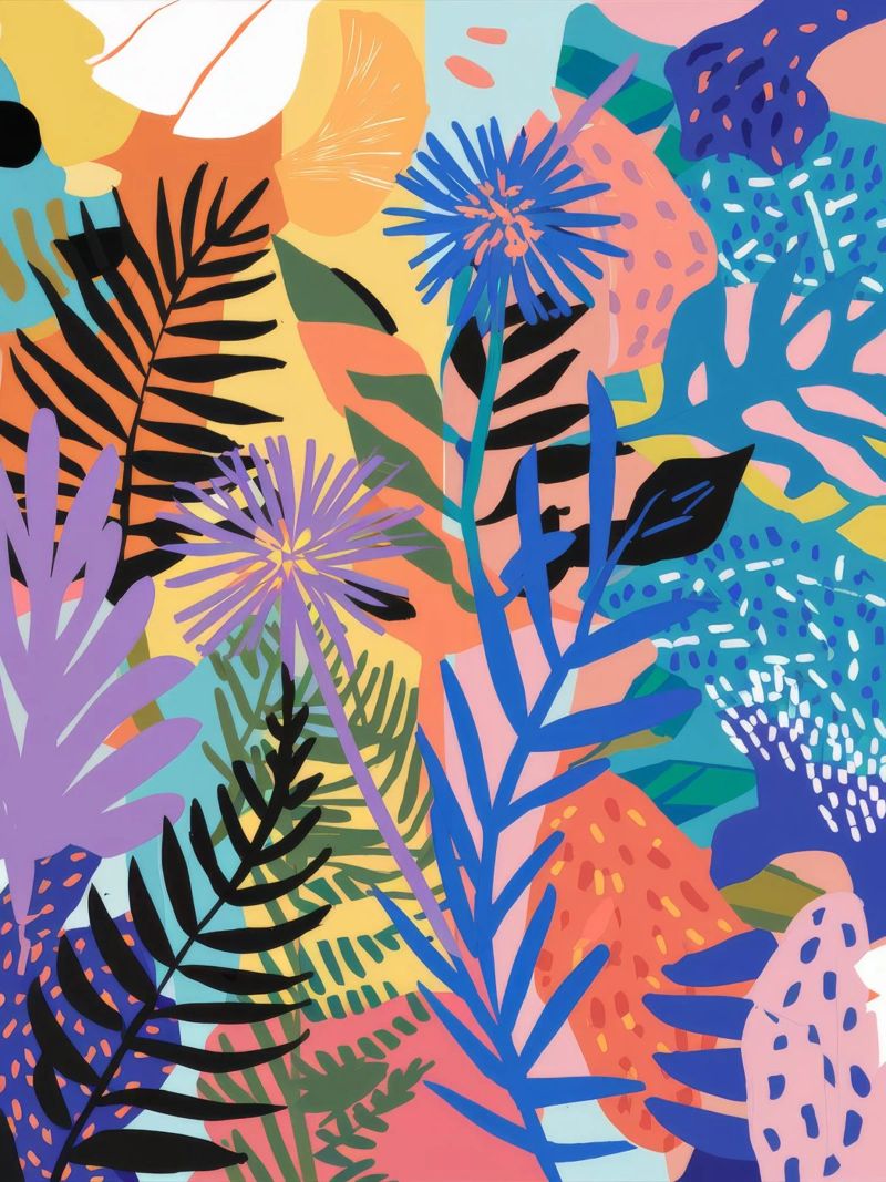 Nocturne Jungle Lush poster by Lumi Eyes