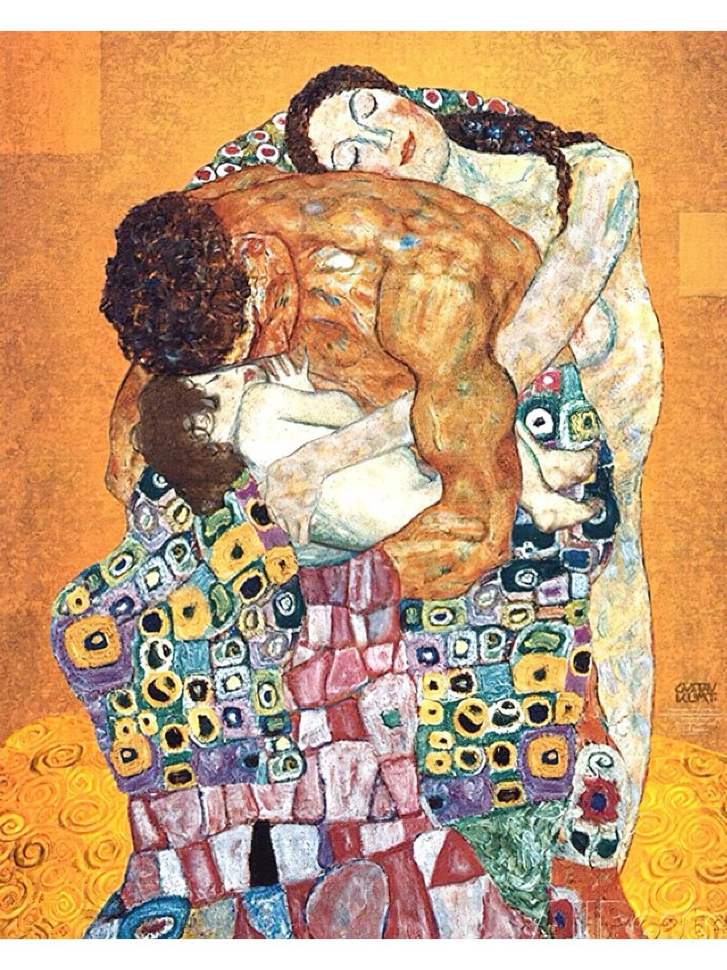 Gustav Klimt Familie Umarmung Poster von DuncanBennett shop