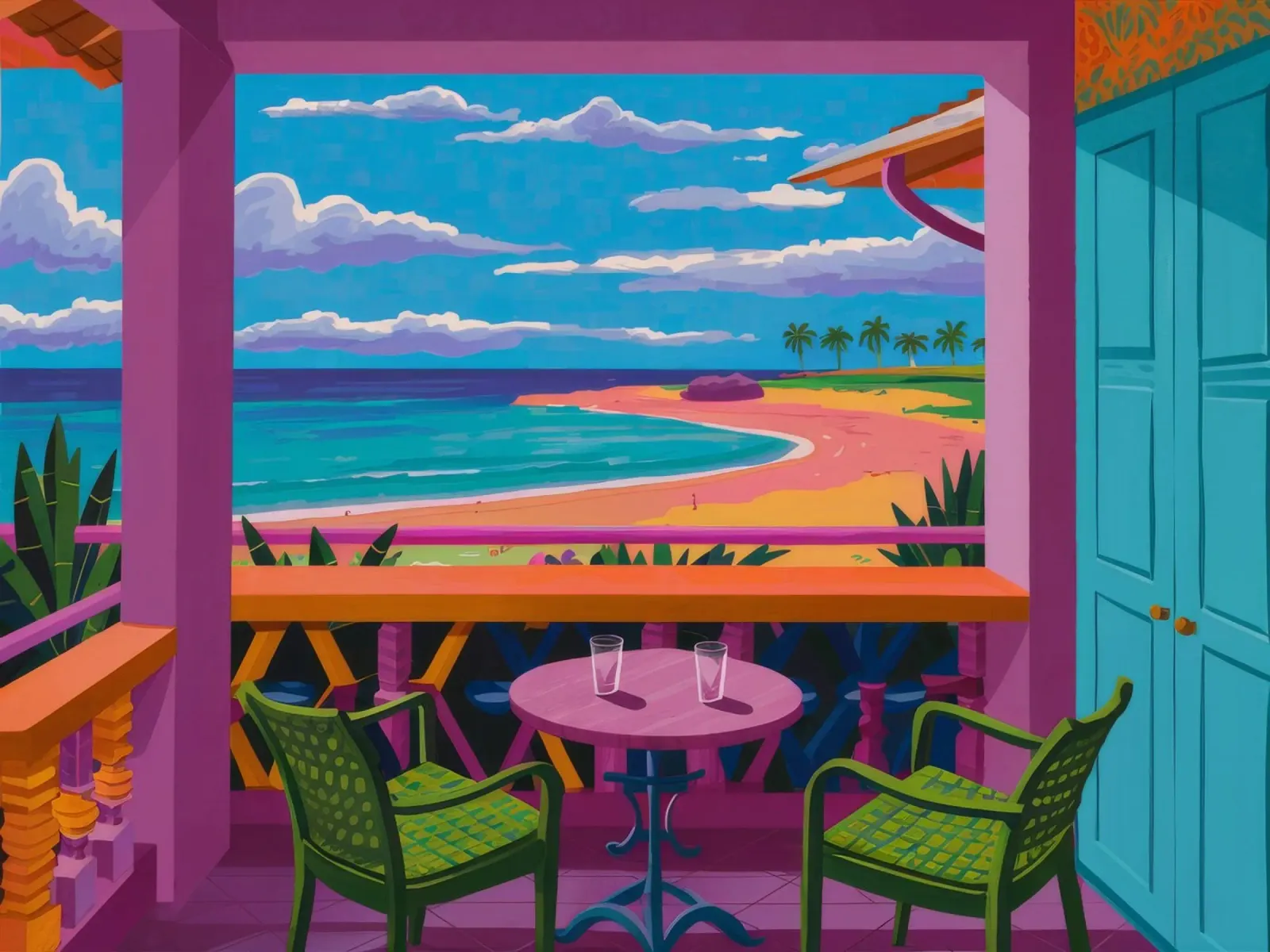 Terrasse Sea Serenity hahnemühle de Lumi Eyes
