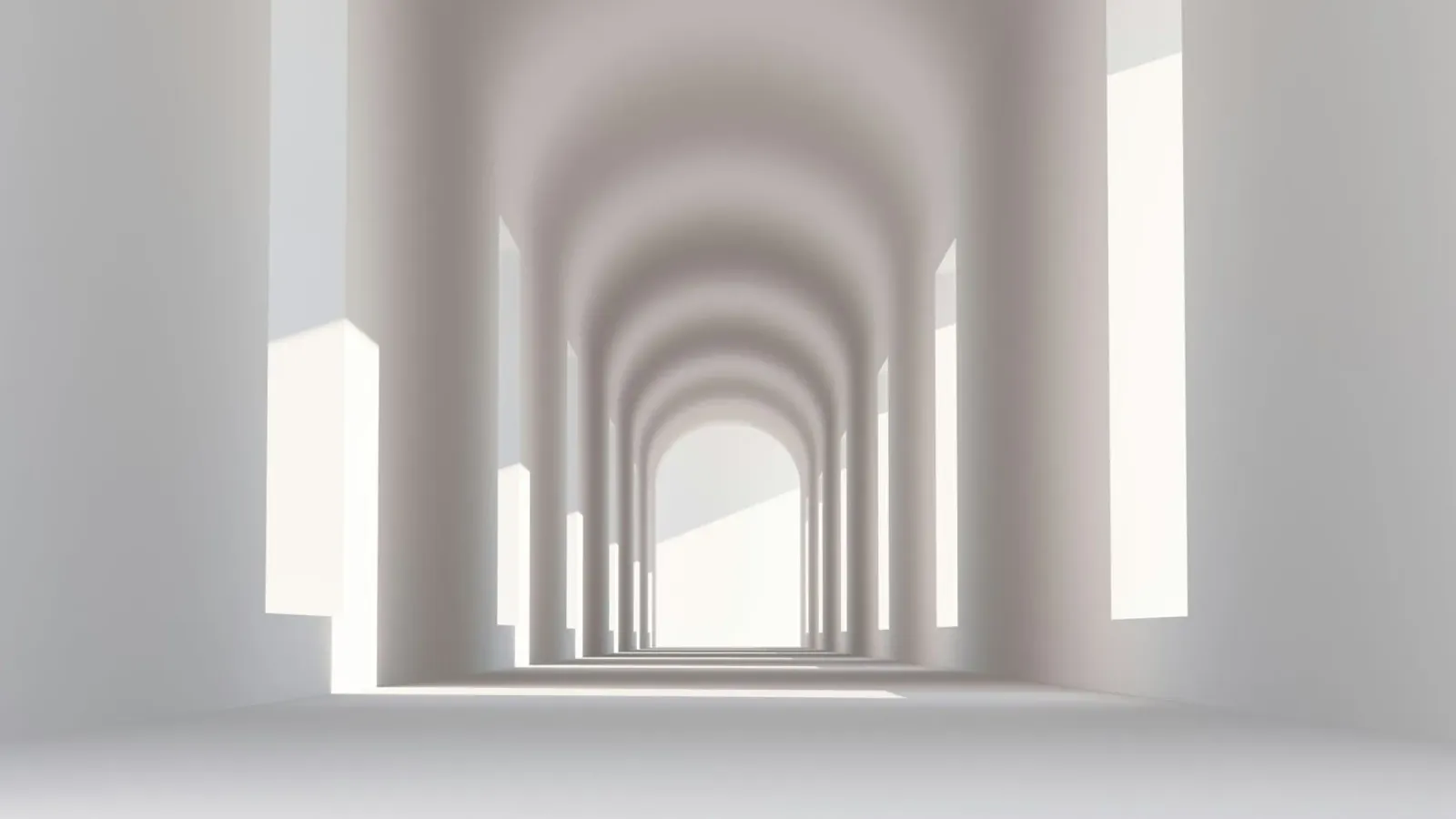 Archi di corridoio ad arco pellicola backlit da Earthly Visions