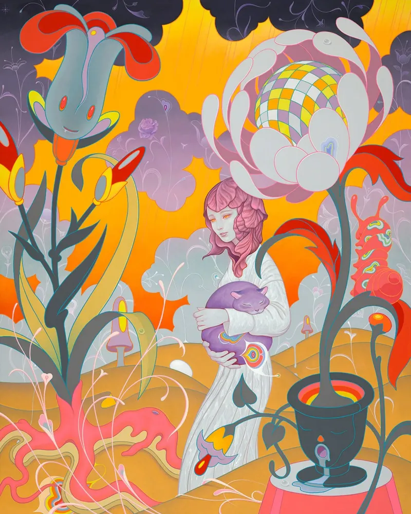James Jean Kitten Rescue pellicola backlit da Kunzeworld