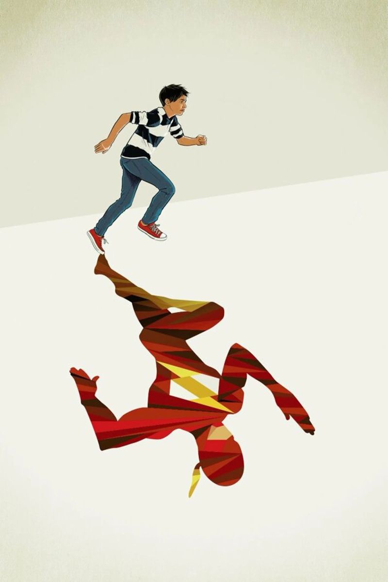 Super Shadows Scarlet Speedster 2 Poster von Jason Ratliff