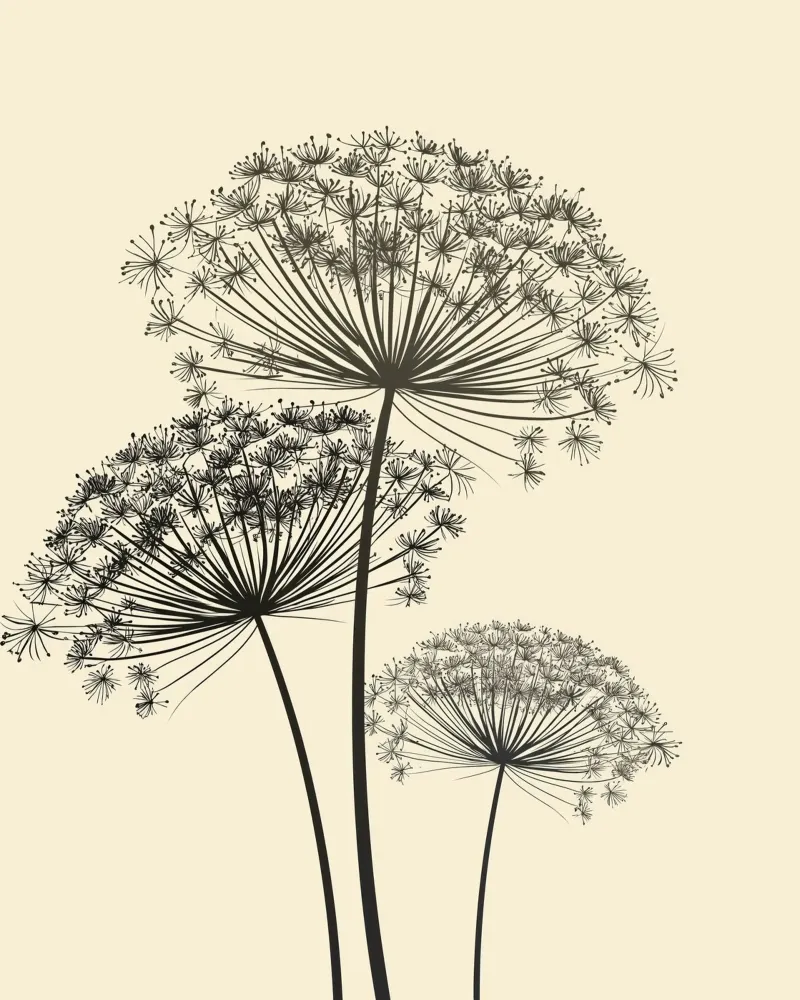 Allium pellicola backlit da Imagine