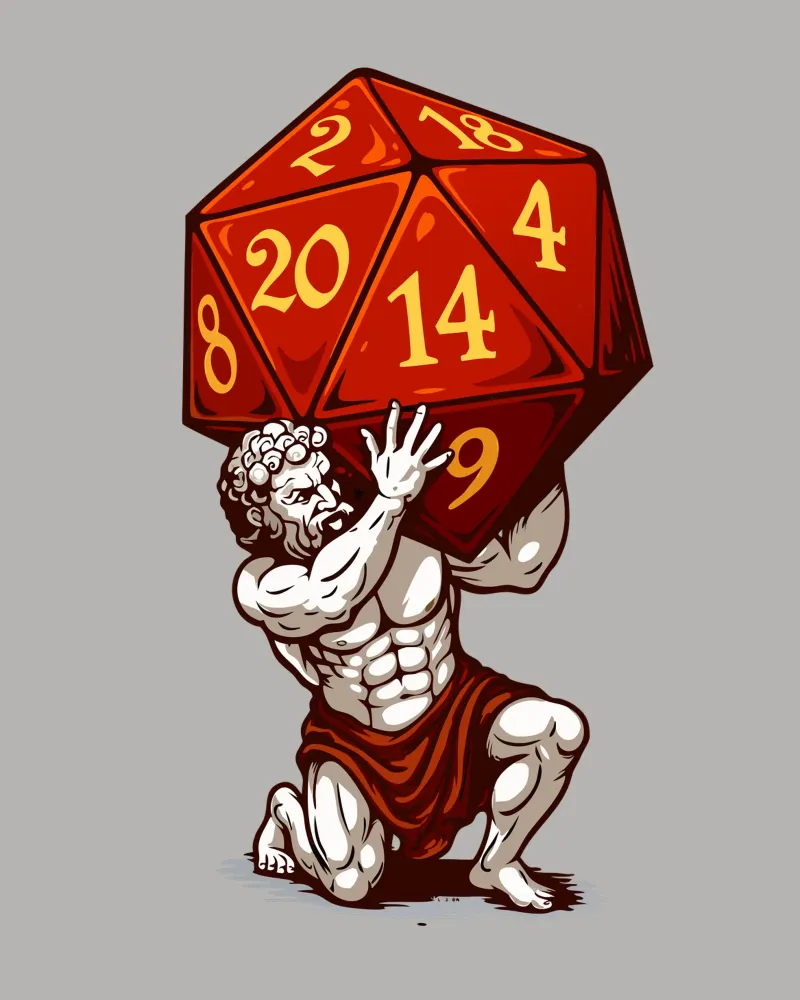 D20 Atlas canvas met Baklijst van LM2KONE