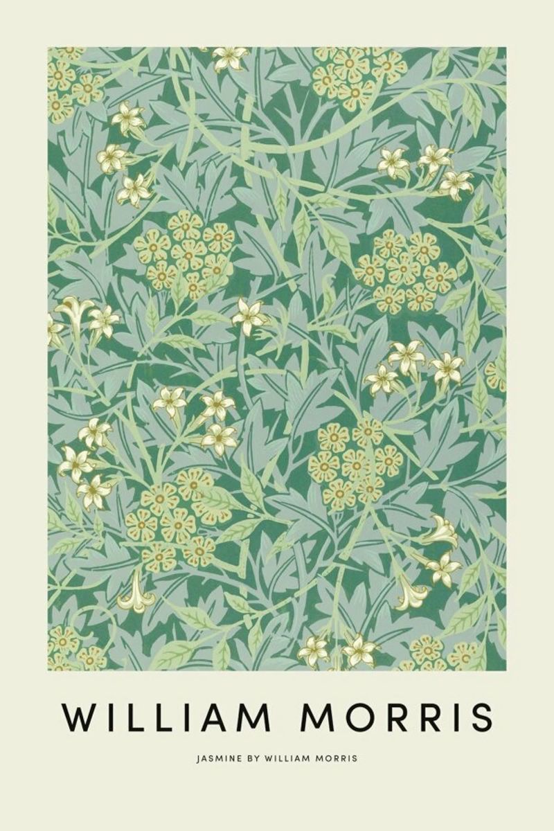 William Morris - Jasmine poster de Vintage by JUNIQE
