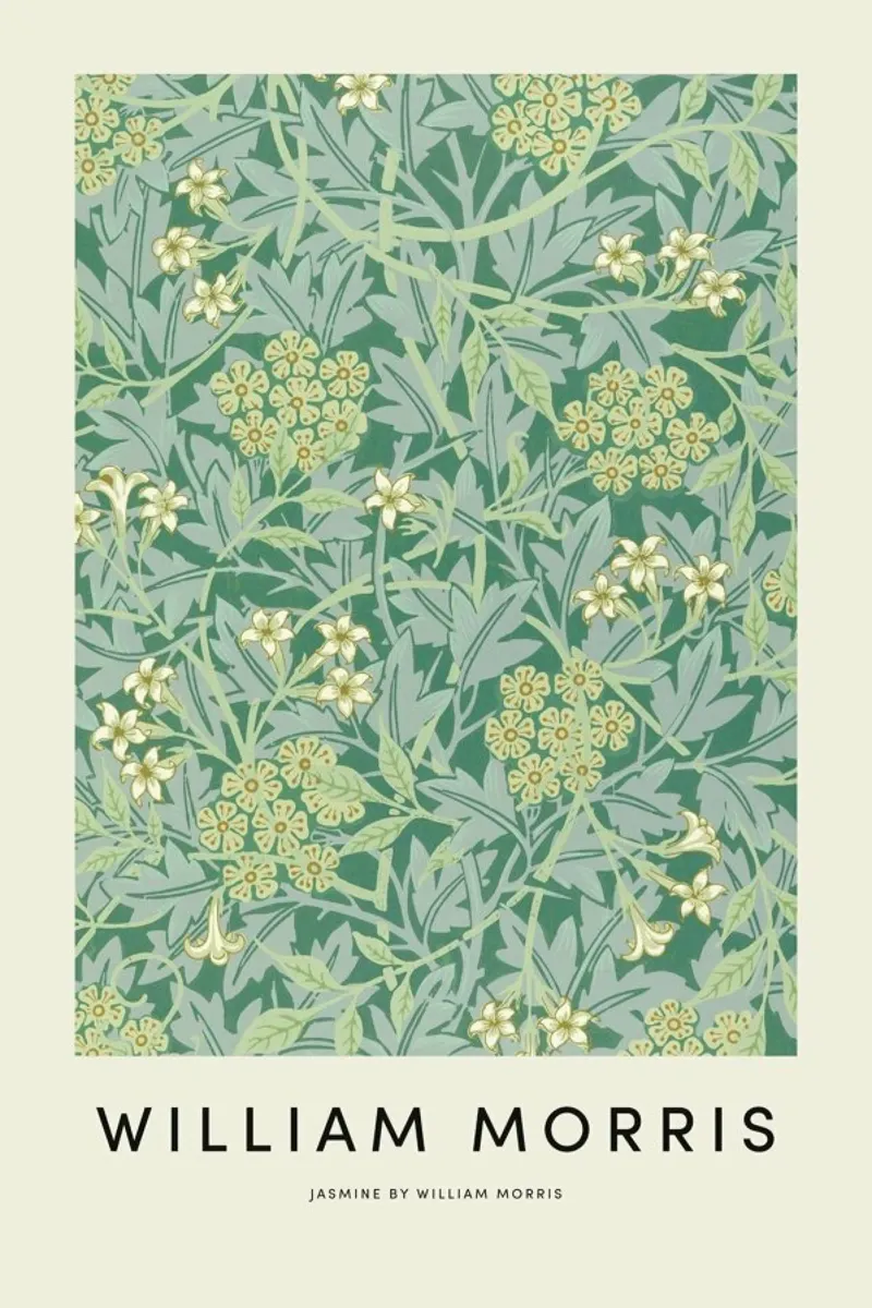 William Morris - Jasmine metacrilato de Vintage by JUNIQE