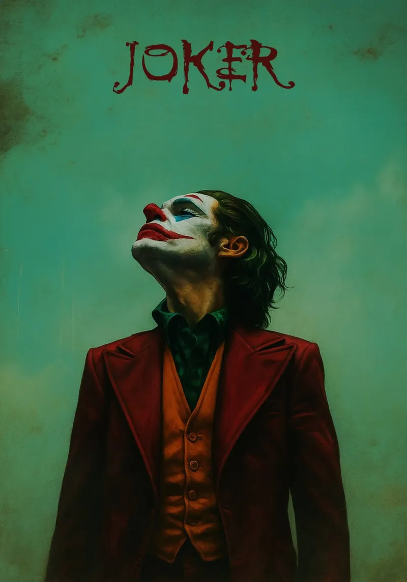 joker movie art repainting poster by inaras