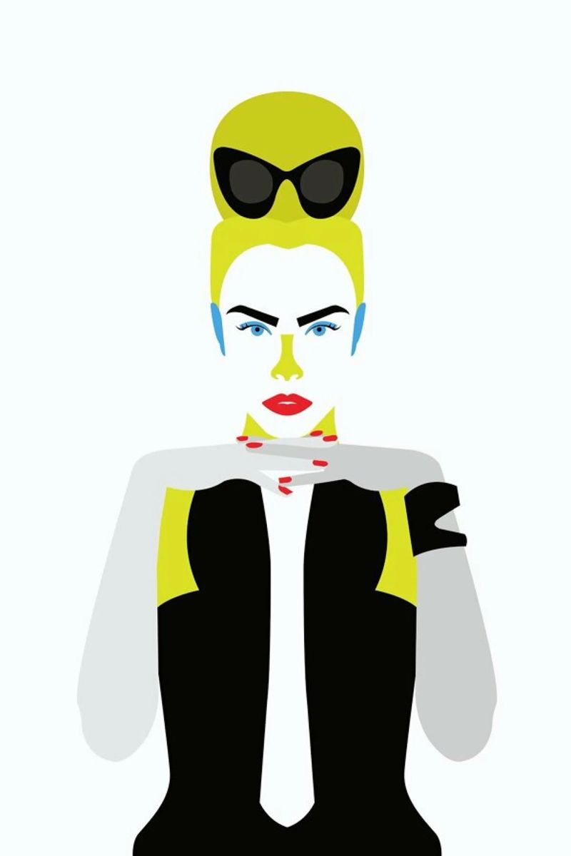 Cara Blond poster by Dignity