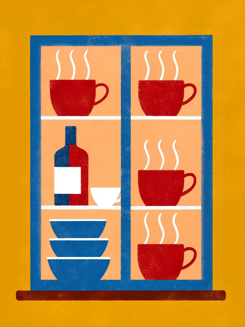 Glass Cabinet poster by THE LATEST SHOP
