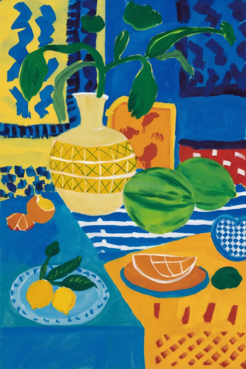 Azure Still Life Bounty poster by Pake Nebula
