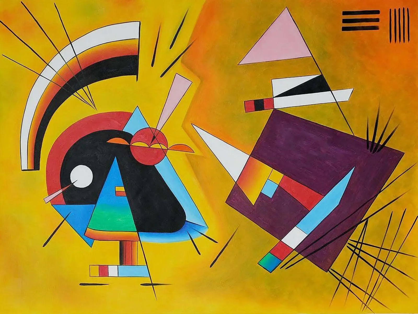Wassily Kandinsky pellicola backlit da Maegan