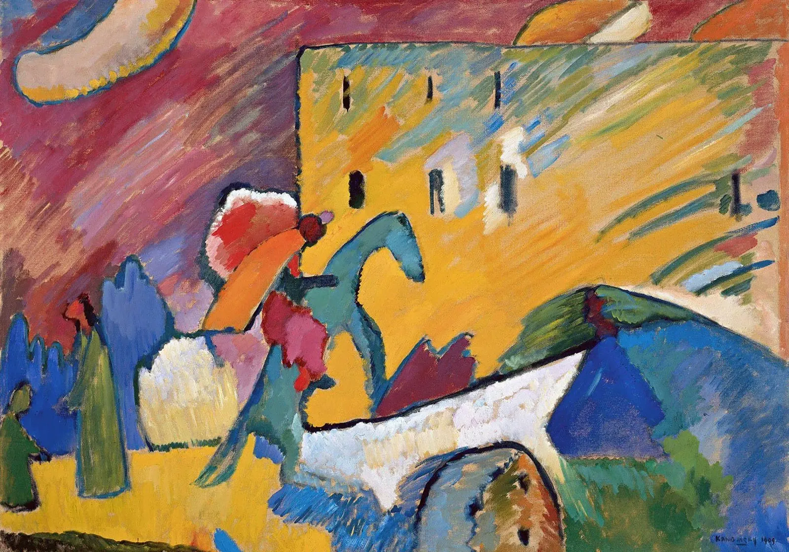 Wassily Kandinsky carta hahnemühle da Maegan