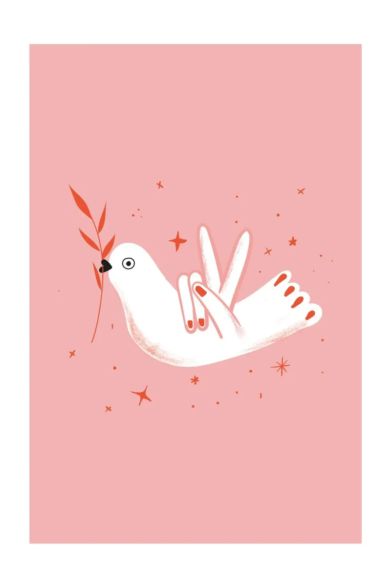 Peace carta hahnemühle da fraeuleinvonfuchs