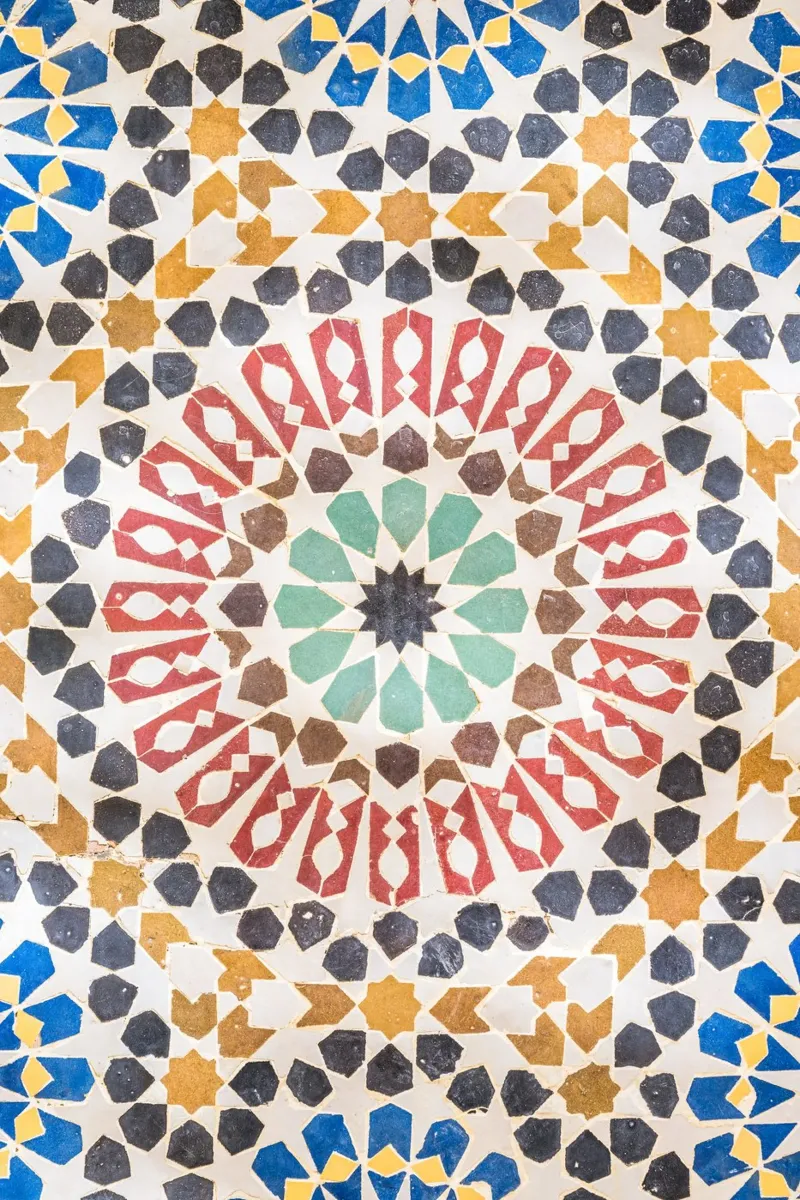 Art of Moroccan tiles alluminio dibond da photolovers