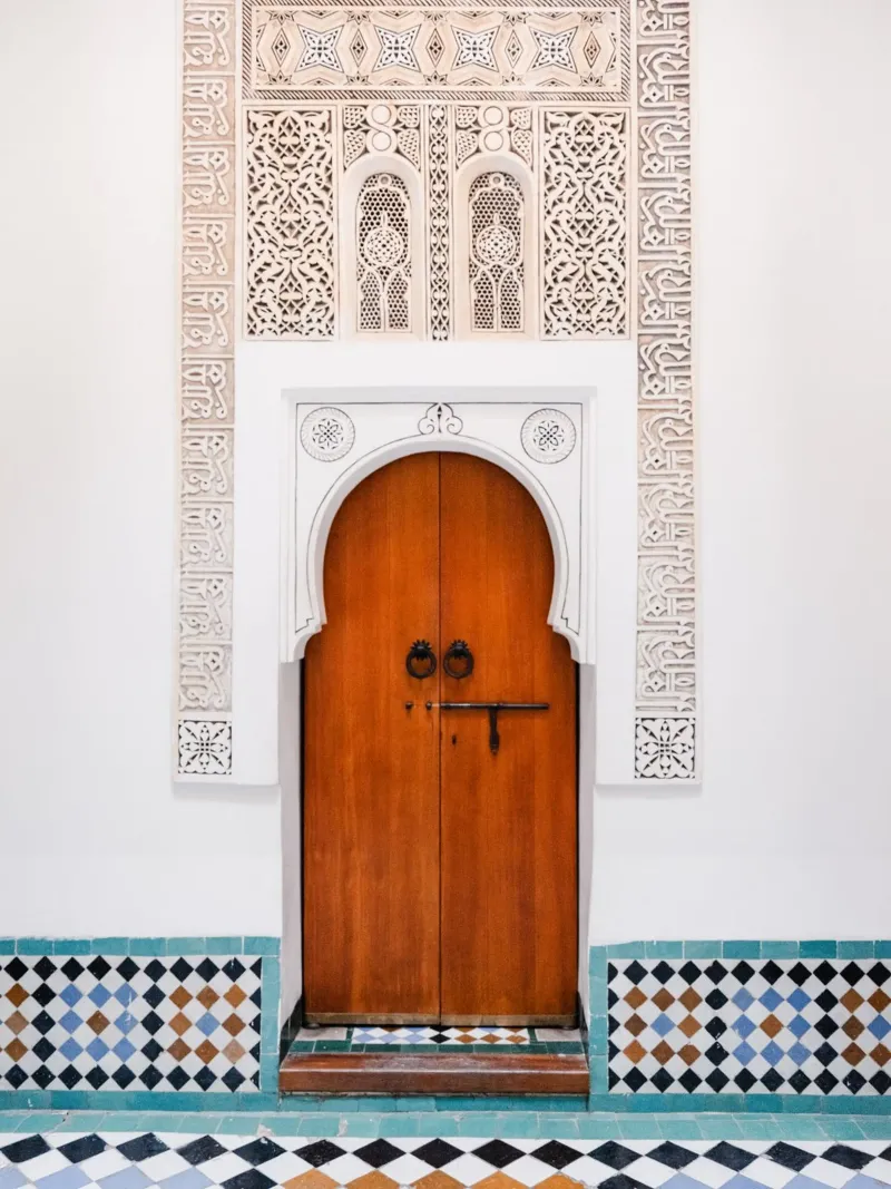 Moroccan architecture in Marrakesh pellicola backlit da photolovers