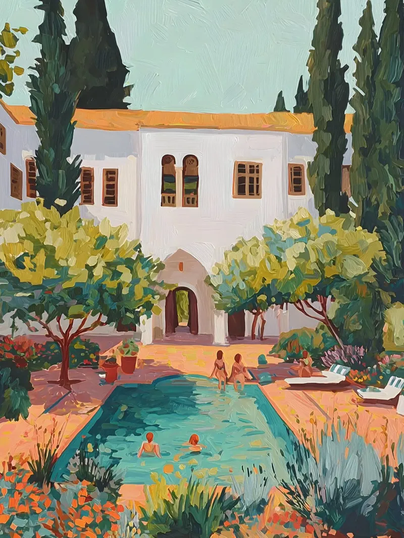 Mediterranean Summer poster con telaio in plastica da Gypsy Galleria