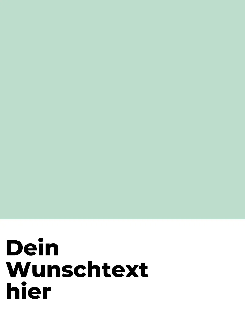 Wunschtext - geometrisch grün pellicola backlit da WORTSPIEL