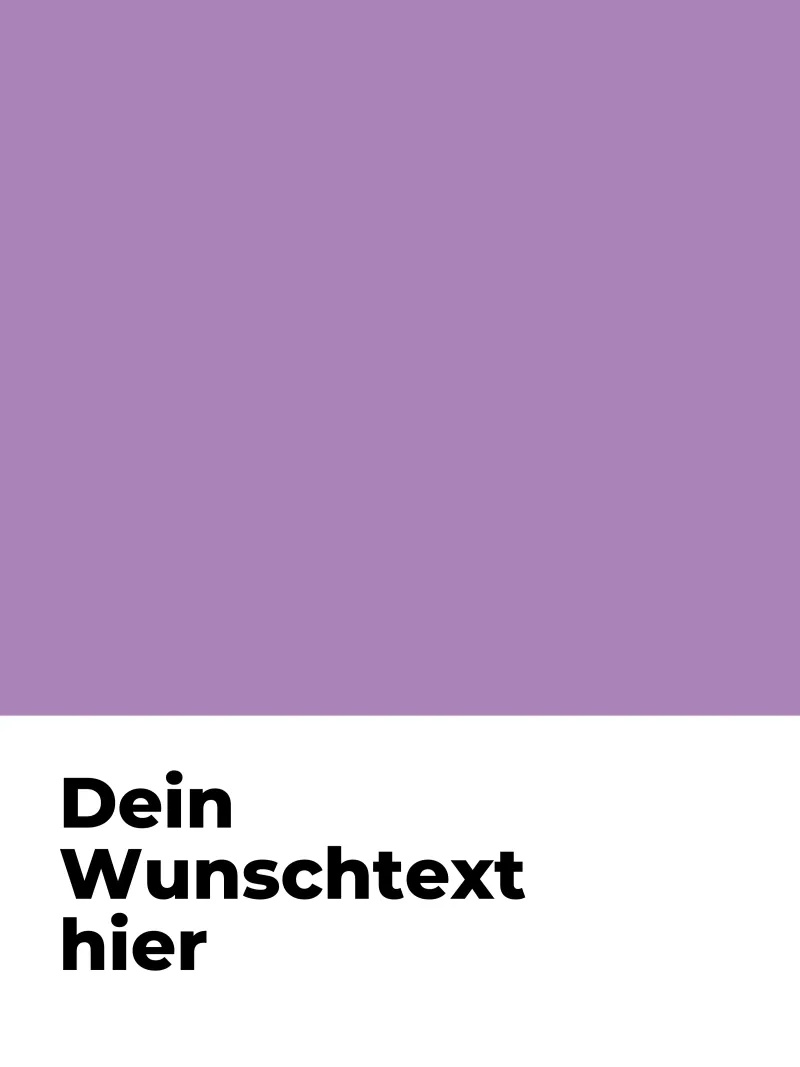 Wunschtext - geometrisch lila tela con Cornice a cassetta da WORTSPIEL